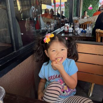 Mex Cocina Cafe - Izzy living the pancakes! - Desserts Near Me - Burbank, California