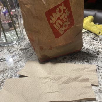 Jack in the Box - Napkins they give out - Fast Food Near Me - Suisun City, California