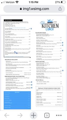 Menu photo 5 "the" Kitchen Sussex, WI