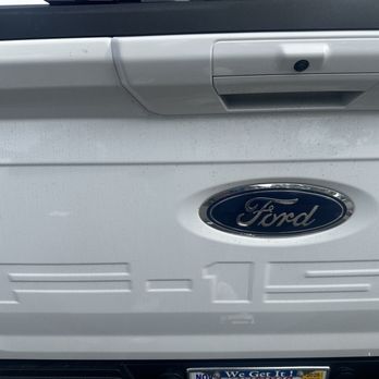 All American Express Car Wash - Dirty tailgate after coming out of ceramic wash - Car Wash Near Me - Chino, California All American Express Car Wash - Dirty tailgate after coming out of ceramic wash - Car Wash Near Me - Chino, California