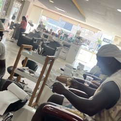 Pretty Nails Salon - My brother tryed to do the job but clearly he was no match for it the ladies won the
