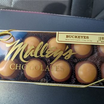Malley's Chocolates - Buckeyes - Candy Stores Near Me - Akron, Ohio