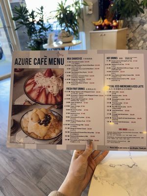 Menu photo 2 Azure Play Cafe Richmond, BC