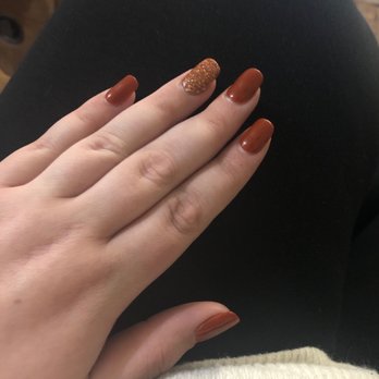 Uptown Nails - SNS nails after 2 weeks - Nail Salons Near Me - Mebane, North Carolina