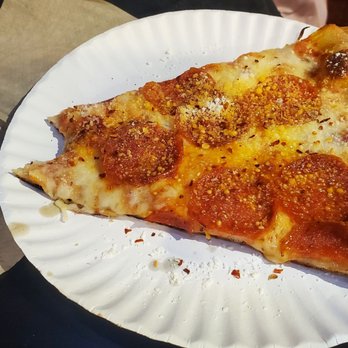 Radio City Pizza - Pepperoni slice - Pizza Near Me - New York, New York Radio City Pizza - Pepperoni slice - Pizza Near Me - New York, New York