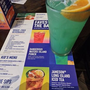 Dave & Buster's Orange - Dangerous waters island punch. Cheers - American Near Me - Orange, California