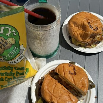 Crack - ortega burger, bacon jam burger, root beer, chips - Burgers Near Me - Long Beach, California Crack - ortega burger, bacon jam burger, root beer, chips - Burgers Near Me - Long Beach, California