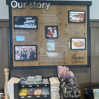 Chick-fil-A - ows a display of food items - Salad Near Me - Hoover, Alabama Chick-fil-A - ows a display of food items - Salad Near Me - Hoover, Alabama