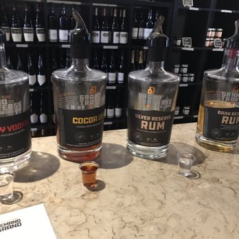 Grand Traverse Distillery - three bottles of rum and a shot glass - Distilleries Near Me - Traverse City, Michigan Grand Traverse Distillery - three bottles of rum and a shot glass - Distilleries Near Me - Traverse City, Michigan