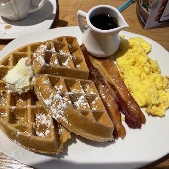 Silver Diner - 1/1/22. Belgian Waffle & Egg - New American Near Me - Elkridge, Maryland Silver Diner - 1/1/22. Belgian Waffle & Egg - New American Near Me - Elkridge, Maryland