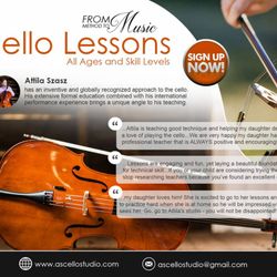Attila Szasz Cello Studio - Cello Lessons