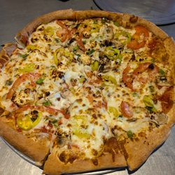 Guys Pizza 81 - Veggie hold the black olives, Guys Pizza 81, Anderson