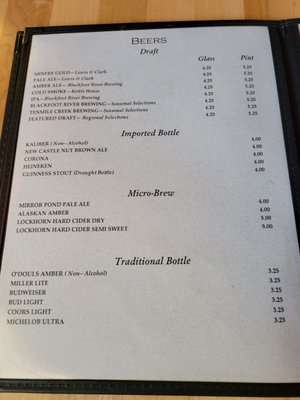 Menu photo 6 On Broadway Helena, MT