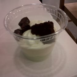 Crème pistache/brownie