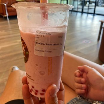 Teapioca Lounge - strawberry banana smothie - Bubble Tea Near Me - Lubbock, Texas