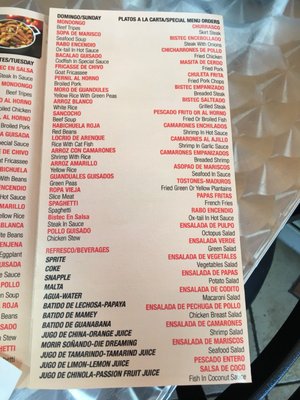 Menu photo 7 Sabor De Mi Pais Harrison, NJ