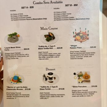 Square Enix Cafe & Shop - Soft Opening Menu - Themed Cafes Near Me - Los Angeles, California Square Enix Cafe & Shop - Soft Opening Menu - Themed Cafes Near Me - Los Angeles, California