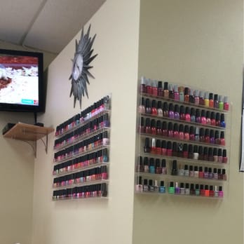 Florin Nails & Spa - One of 5 color selection walls.      (All opi) - Nail Salons Near Me - Sacramento, California