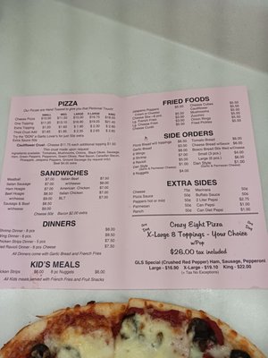 Menu photo 1 Squigi's Pizza Griffith, IN