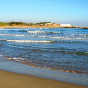 Platja Llarga beach - Platja Llarga - looking towards Vilanova. The gay section is across the bay, backed by the sand dunes - Hotels & Travel Near Me