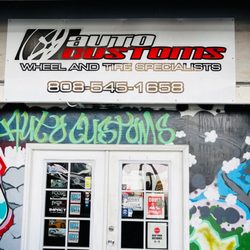 Auto Customs - Store front of shop.