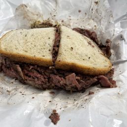 Pastrami with spicy brown Pastrami with spicy brown