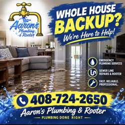 Aaron's Plumbing & Rooter - Whole house backup