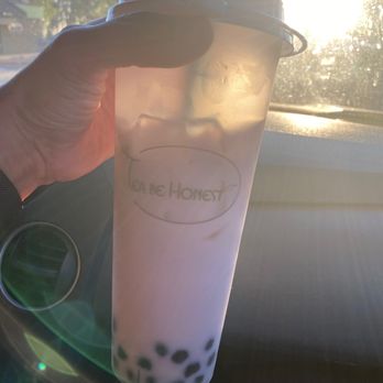 Tea Be Honest - Taro milk tea with oat milk and honey boba - Coffee & Tea Near Me - Moreno Valley, California Tea Be Honest - Taro milk tea with oat milk and honey boba - Coffee & Tea Near Me - Moreno Valley, California
