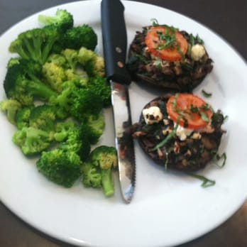 The Grotto - Gluten free option: portobello mushroom and broccoli. - American Near Me - Springfield, Missouri The Grotto - Gluten free option: portobello mushroom and broccoli. - American Near Me - Springfield, Missouri
