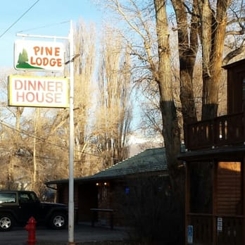 Pine Lodge - the sign for pine lodge diner house - Steakhouses Near Me - Lamoille, Nevada
