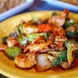 Cafe Opera Asian Cuisine - Hunan Shrimp