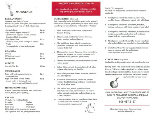 Menu photo 4 Connie's Bakery & Cafe Provincetown, MA Menu photo 4 Connie's Bakery & Cafe Provincetown, MA