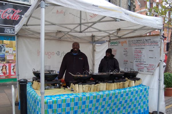 Spinach & Agushi - Exmouth Market by null