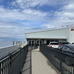 Black Ball Ferry port entrance building