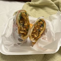 Gaia Masala and Burger - Tikka Masala Chicken Cheesesteak with Gaia Cream Sauce
