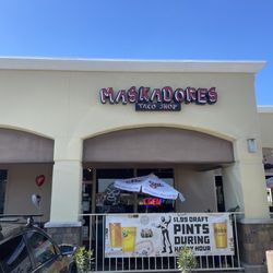 Maskadores Taco Shop - Maskadores marquee