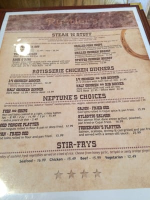 Menu photo 2 Rustler's Bar & Grill St John's, NL Menu photo 2 Rustler's Bar & Grill St John's, NL