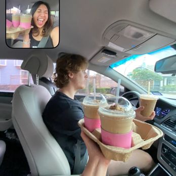 Uncle Beans Coffee - Blended iced honey-cinnamon latte with oat milk and iced chai latte with oat milk - Coffee & Tea Near Me - Houston, Texas Uncle Beans Coffee - Blended iced honey-cinnamon latte with oat milk and iced chai latte with oat milk - Coffee & Tea Near Me - Houston, Texas
