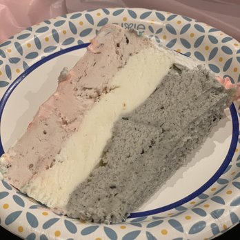 Sweet Dynasty - Top layer: red bean  Middle layer: lychee  Bottom layer: black sesame - Ice Cream & Frozen Yogurt Near Me - Brooklyn, New York