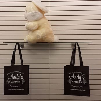 Andy's Candies - Reusable bags $1. Bunny not included - Candy Stores Near Me - Rochester, New York Andy's Candies - Reusable bags $1. Bunny not included - Candy Stores Near Me - Rochester, New York