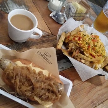 LowBrau - FAT DUCK FRIES, coffee, & a dog - German Near Me - Sacramento, California