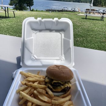 Shangri La Resort - Double cheeseburger! One of my favorites! - Hotels Near Me - Mount Ida, Arkansas