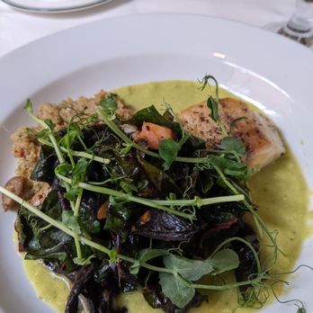 Bayona - Red fish special served with quinoa and greens - New American Near Me - New Orleans, Louisiana Bayona - Red fish special served with quinoa and greens - New American Near Me - New Orleans, Louisiana