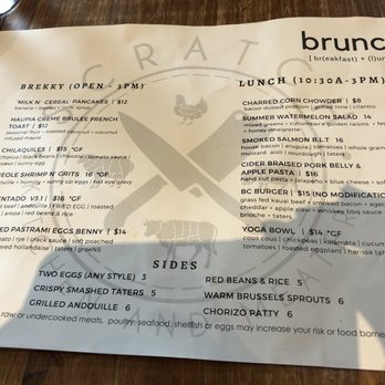Scratch Kitchen - Menu - Breakfast & Brunch Near Me - Honolulu, Hawaii