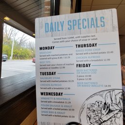 the daily specials the daily specials
