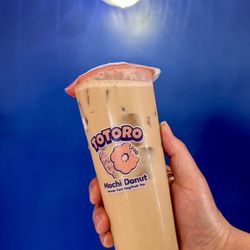 Totoro Mochi Donut - House Milk Tea / Assam Milk Tea