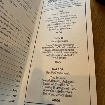 Yonsei Handrolls - Yonsei and Baller are worth the increase. OG is good. But the others are really so much more elevated! - Japanese Near Me - Oakland, California Yonsei Handrolls - Yonsei and Baller are worth the increase. OG is good. But the others are really so much more elevated! - Japanese Near Me - Oakland, California