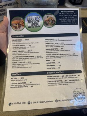 Menu photo 3 Hooby’s Brewing Winters, CA Menu photo 3 Hooby’s Brewing Winters, CA