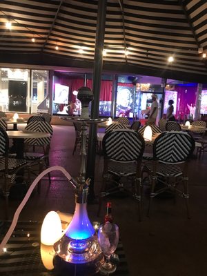 Hookah bar at Aura by null