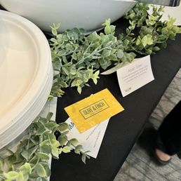 Catering set up
